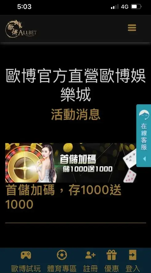 歐博財神娛樂城-優惠活動